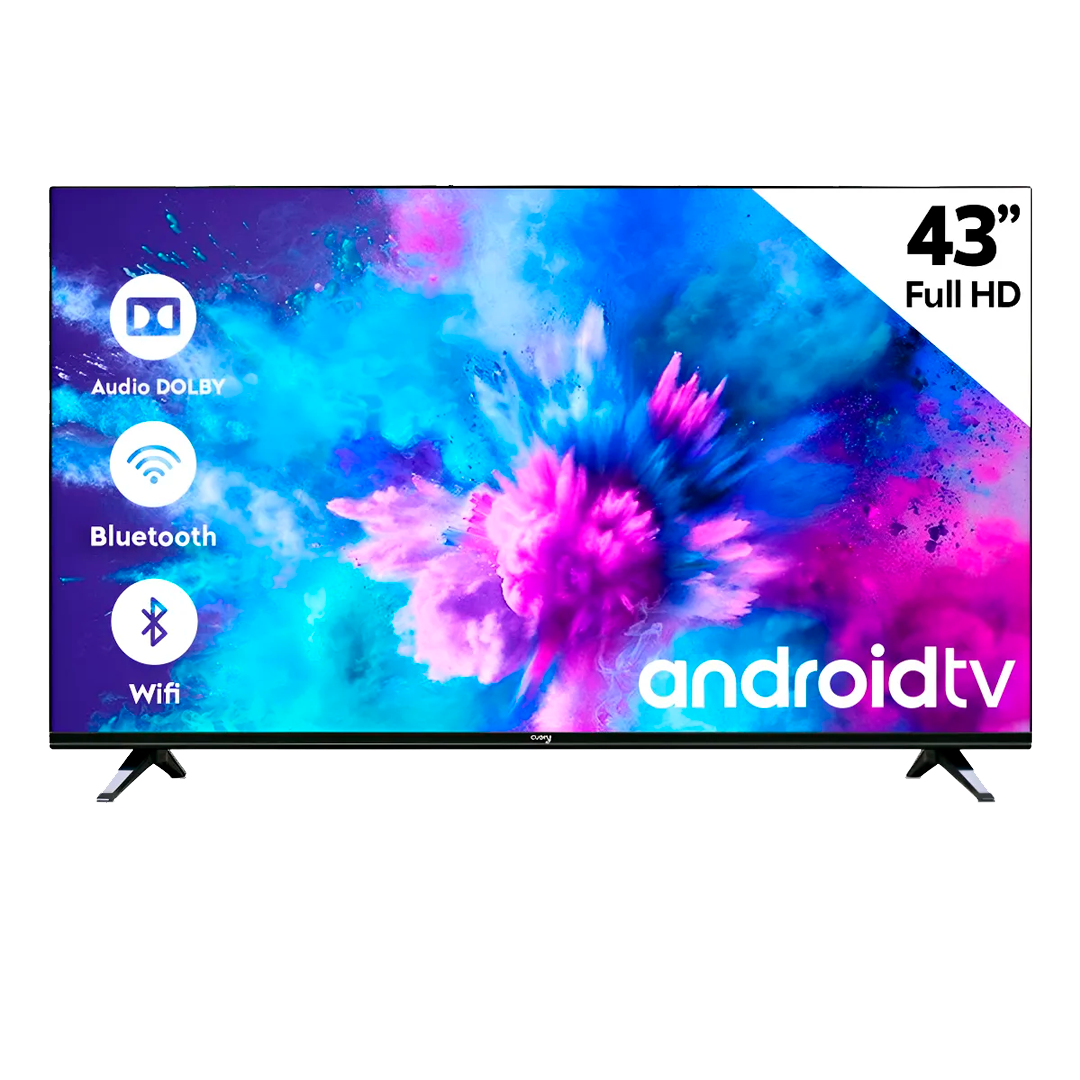 Pantalla Smart TV 43" con Android TV
